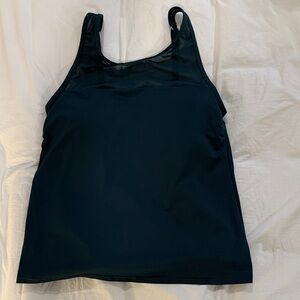 Land’s End Bikini Tank Top Dark Green like new